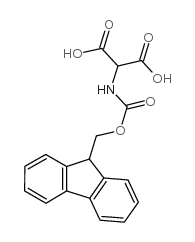 2-((((9H-FLUOREN-9-YL)METHOXY)CARBONYL)AMINO)MALONIC ACID structure, CAS 296261-32-0