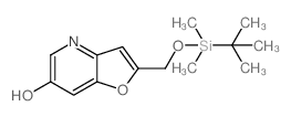 2-(((TERT-BUTYLDIMETHYLSILYL)OXY)METHYL)FURO[3,2-B]PYRIDIN-6-OL structure, CAS 1171920-47-0