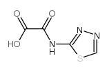2-((1,3,4-THIADIAZOL-2-YL)AMINO)-2-OXOACETIC ACID structure, CAS 130992-20-0
