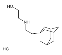 2-((2-(ADAMANTAN-1-YL)ETHYL)AMINO)ETHANOL HYDROCHLORIDE structure, CAS 14208-99-2