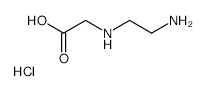 2-((2-AMINOETHYL)AMINO)ACETIC ACID HYDROCHLORIDE structure, CAS 24123-05-5