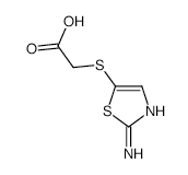 2-((2-AMINOTHIAZOL-5-YL)THIO)ACETIC ACID structure, CAS 500798-03-8
