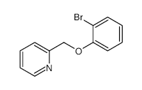 2-((2-BROMOPHENOXY)METHYL)PYRIDINE structure, CAS 1016531-68-2