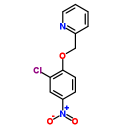 2-((2-CHLORO-4-NITROPHENOXY)METHYL)PYRIDINE structure, CAS 179687-79-7