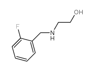 2-((2-FLUOROBENZYL)AMINO)ETHANOL structure, CAS 64834-60-2