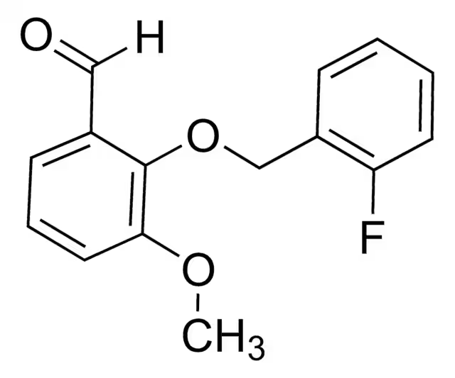 2-((2-FLUOROBENZYL)OXY)-3-METHOXYBENZALDEHYDE structure, CAS 588687-34-7