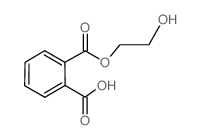 2-((2-HYDROXYETHOXY)CARBONYL)BENZOIC ACID structure, CAS 17689-42-8