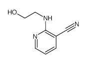 2-((2-HYDROXYETHYL)AMINO)NICOTINONITRILE structure, CAS 440102-32-9