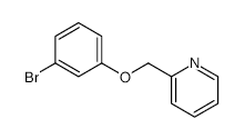 2-((3-BROMOPHENOXY)METHYL)PYRIDINE structure, CAS 488799-65-1