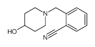 2-((4-HYDROXYPIPERIDIN-1-YL)METHYL)BENZONITRILE structure, CAS 887593-76-2