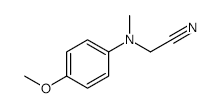 2-((4-METHOXYPHENYL)(METHYL)AMINO)ACETONITRILE structure, CAS 149399-58-6