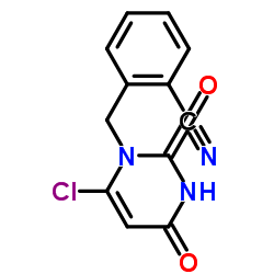 2-((6-CHLORO-2,4-DIOXO-3,4-DIHYDROPYRIMIDIN-1(2H)-YL)METHYL)BENZONITRILE structure, CAS 865758-95-8