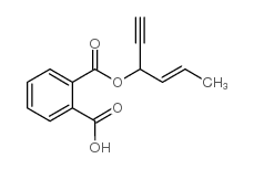 2-((HEX-4-EN-1-YN-3-YLOXY)CARBONYL)BENZOIC ACID structure, CAS 175205-32-0