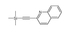 2-((TRIMETHYLSILYL)ETHYNYL)QUINOLINE structure, CAS 86521-07-5