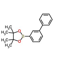 2-([1,1'-BIPHENYL]-3-YL)-4,4,5,5-TETRAMETHYL-1,3,2-DIOXABOROLANE structure, CAS 912844-88-3
