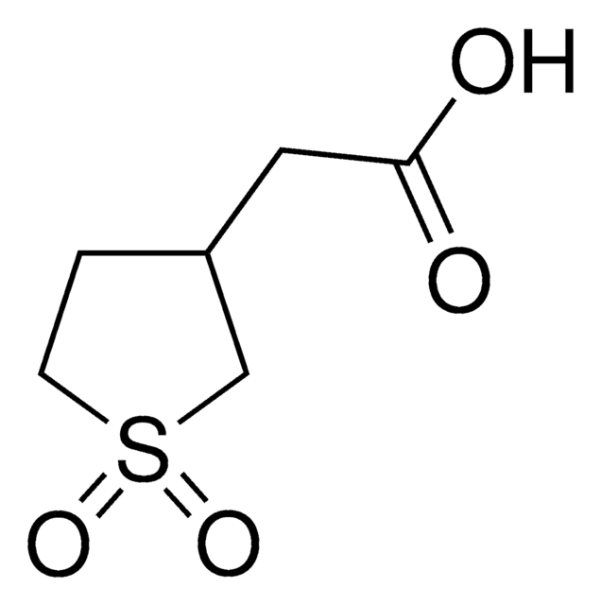 2-(1,1-DIOXIDOTETRAHYDROTHIOPHEN-3-YL)ACETIC ACID structure, CAS 4785-66-4