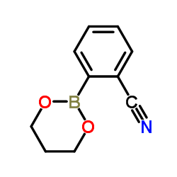 2-(1,3,2-DIOXABORINAN-2-YL)BENZONITRILE structure, CAS 172732-52-4