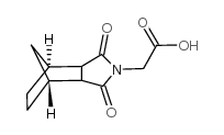 2-(1,3-DIOXOHEXAHYDRO-1H-4,7-METHANOISOINDOL-2(3H)-YL)ACETIC ACID structure, CAS 26785-97-7