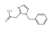 2-(1-BENZYL-1H-IMIDAZOL-2-YL)ACETIC ACID structure, CAS 123566-33-6