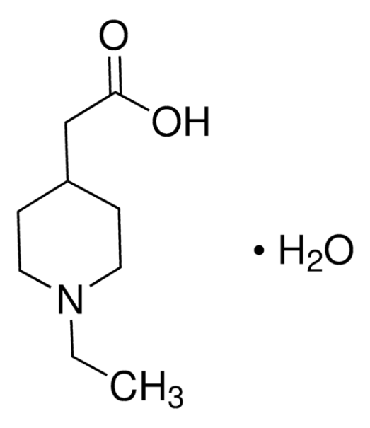2-(1-ETHYLPIPERIDIN-4-YL)ACETIC ACID structure, CAS 915922-85-9