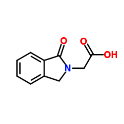 2-(1-OXOISOINDOLIN-2-YL)ACETIC ACID structure, CAS 39221-42-6
