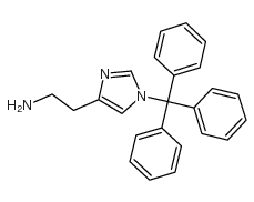 2-(1-TRITYL-1H-IMIDAZOL-4-YL)ETHANAMINE HYDRATE structure, CAS 195053-92-0