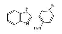 2-(1H-BENZIMIDAZOL-2-YL)-4-BROMOBENZENAMINE structure, CAS 77123-67-2