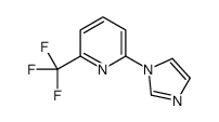 2-(1H-IMIDAZOL-1-YL)-6-(TRIFLUOROMETHYL)PYRIDINE structure, CAS 1215266-61-7