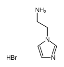 2-(1H-IMIDAZOL-1-YL)ETHANAMINE HYDROBROMIDE structure, CAS 135066-25-0