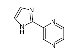 2-(1H-IMIDAZOL-2-YL)PYRAZINE structure, CAS 119165-68-3
