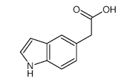 2-(1H-INDOL-5-YL)ACETIC ACID structure, CAS 34298-84-5