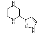 2-(1H-PYRAZOL-3-YL)PIPERAZINE structure, CAS 111781-55-6