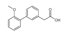 2-(2'-METHOXY-[1,1'-BIPHENYL]-3-YL)ACETIC ACID structure, CAS 187269-42-7