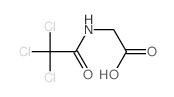 2-(2,2,2-TRICHLOROACETAMIDO)ACETIC ACID structure, CAS 15166-50-4