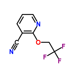 2-(2,2,2-TRIFLUOROETHOXY)NICOTINONITRILE structure, CAS 175277-89-1