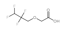 2-(2,2,3,3-TETRAFLUOROPROPOXY)ACETIC ACID structure, CAS 870-51-9