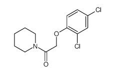 2-(2,4-DICHLOROPHENOXY)-1-(PIPERIDIN-1-YL)ETHANONE structure, CAS 39489-66-2
