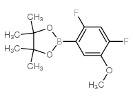 2-(2,4-DIFLUORO-5-METHOXYPHENYL)-4,4,5,5-TETRAMETHYL-1,3,2-DIOXABOROLANE structure, CAS 1150561-57-1