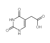 2-(2,4-DIOXO-1,2,3,4-TETRAHYDROPYRIMIDIN-5-YL)ACETIC ACID structure, CAS 20763-91-1