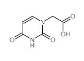 2-(2,4-DIOXO-3,4-DIHYDROPYRIMIDIN-1(2H)-YL)ACETIC ACID structure, CAS 4113-97-7