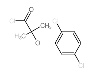 2-(2,5-DICHLOROPHENOXY)-2-METHYLPROPANOYL CHLORIDE structure, CAS 1160257-84-0