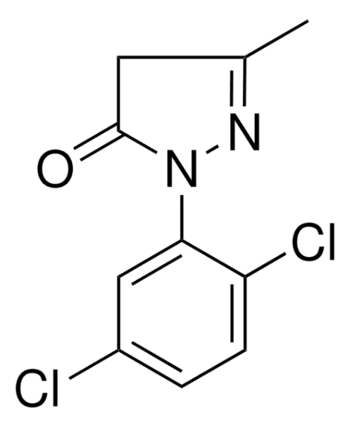2-(2,5-DICHLOROPHENYL)-5-METHYL-1H-PYRAZOL-3(2H)-ONE structure, CAS 13102-34-6