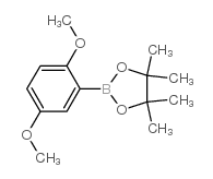 2-(2,5-DIMETHOXYPHENYL)-4,4,5,5-TETRAMETHYL-1,3,2-DIOXABOROLANE structure, CAS 1073339-07-7