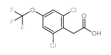 2-(2,6-DICHLORO-4-(TRIFLUOROMETHOXY)PHENYL)ACETIC ACID structure, CAS 886503-16-8