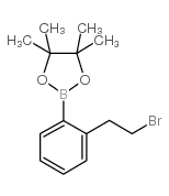 2-(2-(2-BROMOETHYL)PHENYL)-4,4,5,5-TETRAMETHYL-1,3,2-DIOXABOROLANE structure, CAS 850567-53-2