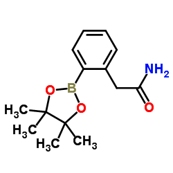 2-(2-(4,4,5,5-TETRAMETHYL-1,3,2-DIOXABOROLAN-2-YL)PHENYL)ACETAMIDE structure, CAS 1218789-98-0