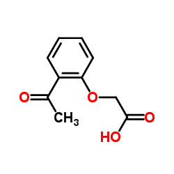 2-(2-ACETYLPHENOXY)ACETIC ACID structure, CAS 1878-62-2