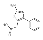 2-(2-AMINO-4-PHENYLTHIAZOL-5-YL)ACETIC ACID structure, CAS 49779-98-8