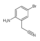 2-(2-AMINO-5-BROMOPHENYL)ACETONITRILE structure, CAS 882855-95-0