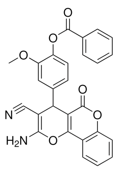 2-(2-AMINO-6,8-DIBROMO-3-CYANO-4H-CHROMEN-4-YL)MALONONITRILE structure, CAS 175136-96-6